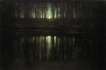 El Estanque. Claro de luna de Edward Steichen